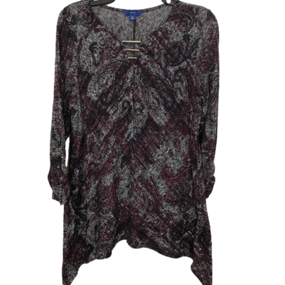 Apt. 9 Shark Hem Tunic - Picture 1 of 5